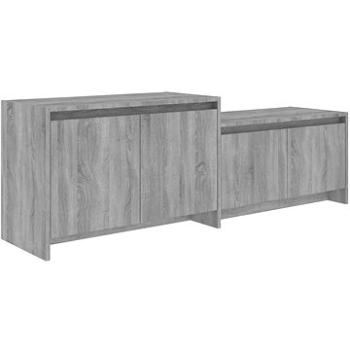 SHUMEE sivý sonoma 146,5 × 35 × 50 cm (813027)