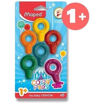 MAPED Baby Crayons, 6 farieb (3154148638063)