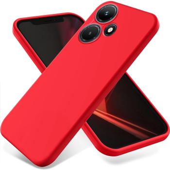 RUBBER Ochranný kryt pre Infinix Hot 30i červený