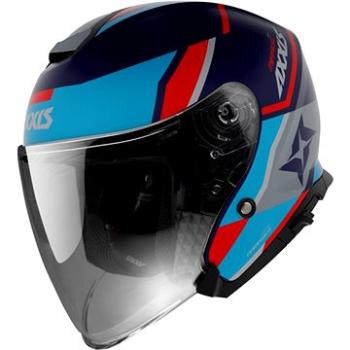 Axxis Mirrage SV ABS Damasko, otvorená helma blue matt (MOTO32196nad)