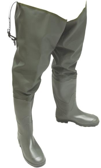 Mistrall brodiaci čižmy pvc khaki - 42