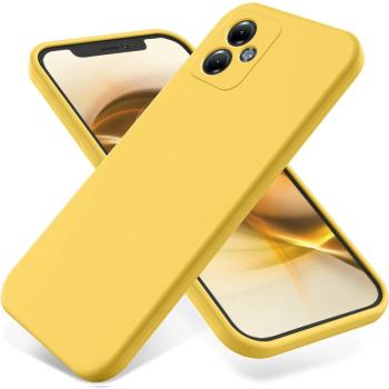 RUBBER Ochranný kryt pre Motorola Moto G14 žltý