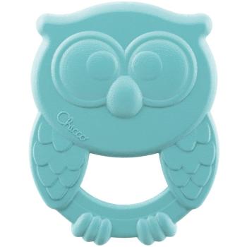 Chicco Eco+ Owly Teether hryzadielko Blue 3 m+ 1 ks