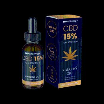 MOVIT ENERGY CBD 15% Full Spectrum Konopný olej 10 ml