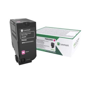 Lexmark 75B20M0 purpurový (magenta) originálny toner