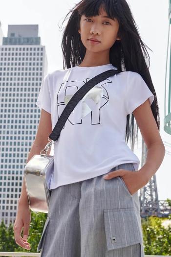 Detské tričko Dkny šedá farba, D62305