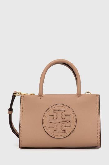 Kabelka Tory Burch béžová farba