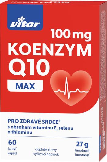 VITAR Koenzým Q10 100mg + E + Se + thiamin 60 kapsúl