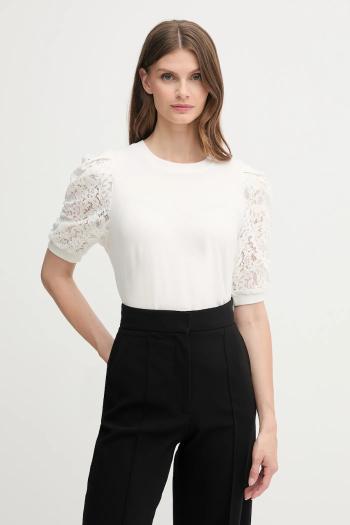 Tričko Dkny dámske, béžová farba, DJ5T1475