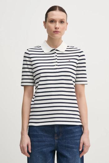 Polo tričko Tommy Hilfiger dámske, tmavomodrá farba, WW0WW43224