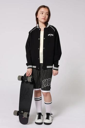 Detská bunda bomber Dkny čierna farba, D62232