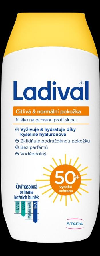 LADIVAL citlivá a normalná pokožka mlieko OF50+, 200 ml