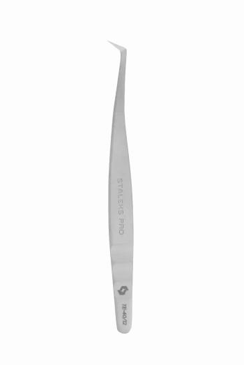 STALEKS Profesionálna pinzeta na umelé riasy Expert 40 Type 12 (Professional Eyelash Tweezers)