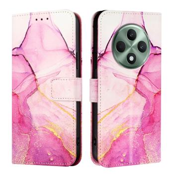 ART MARBLE Peňaženkový kryt pre Oppo Reno12 FS 5G PURPLE