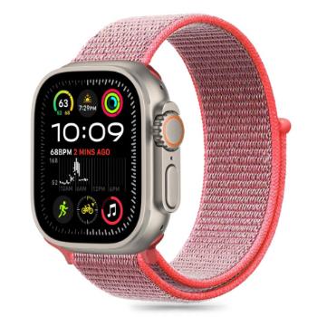 Tech-Protect Nylon remienok na Apple Watch 40/41/42mm, hot pink