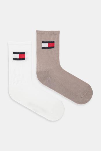 Detské ponožky Tommy Hilfiger 2-pak béžová farba, 701229940