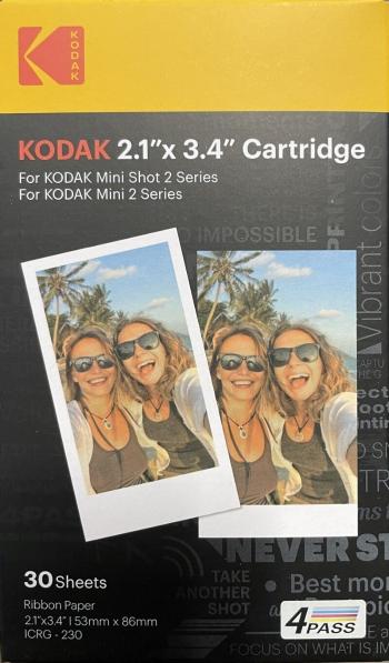 KODAK Cartridge 2,1x3,4'' 30-pack 30 ks Fotopapier