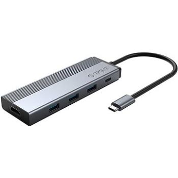 ORICO Type-C 5 in 1 Multifunctional docking station (5SXH-GY-BP)
