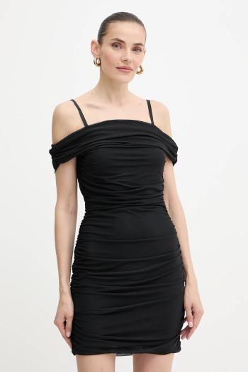 Šaty Guess VERDIANA čierna farba, mini, priliehavé, W5YK21 KCZC2