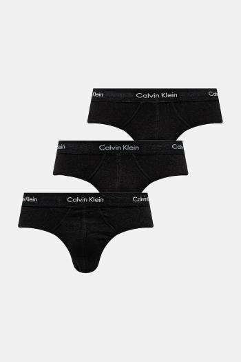 Slipy Calvin Klein Underwear 3-pak čierna farba, 0000U2661G