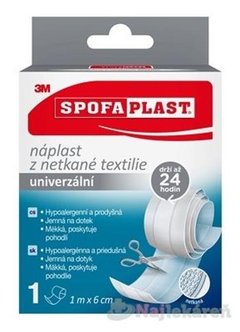 3M Spofaplast 854 Náplast z netk.textilie 1 m x 6 cm