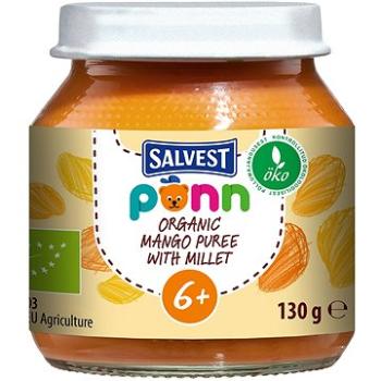 SALVEST Ponn BIO Mangovo-banánové pyré s pšenom (130 g) (4740073075524)