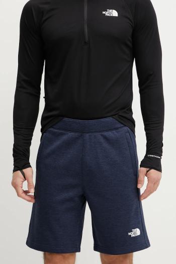 Šortky The North Face Reaxion pánske, tmavomodrá farba, melanžové, NF0A8BET8Q01