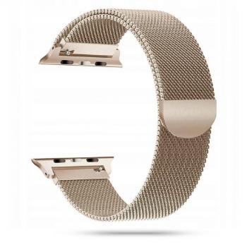 TECH-PROTECT MILANESE Remienok  Apple Watch Ultra 1 / 2 (49mm) / 9 / 8 / 7 (45mm) / 6 / SE / 5 / 4 (44mm) / 3 / 2 / 1 (42mm) zlatý