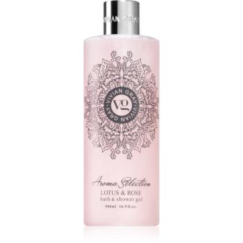 Vivian Gray Aroma Selection Lotus & Rose sprchový a kúpeľový gél 500 ml