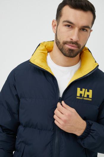 obojstranná bunda Helly Hansen pánska, tmavomodrá farba, zimná