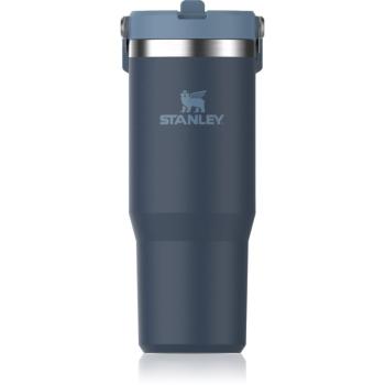 Stanley IceFlow™ Flip Straw Tumbler fľaša na vodu z nehrdzavejúcej ocele Navy 890 ml