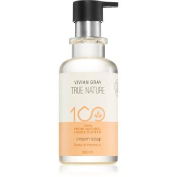 Vivian Gray True Nature Cedar & Patchouli vyživujúce krémové mydlo 300 ml