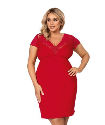 Dámska nočná košeľa Tess red plus