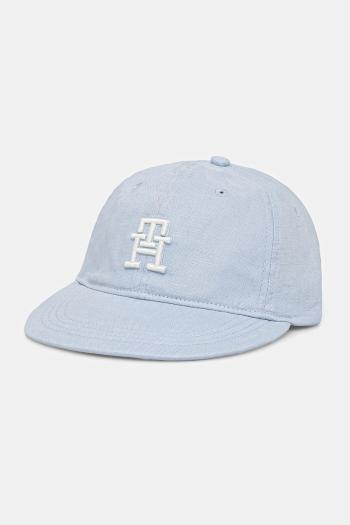 Detská bavlnená šiltovka Tommy Hilfiger jednofarebná, AU0AU01954