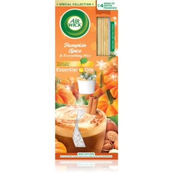 Air Wick Reed Diffuser Pumpkin Spice & Everything Fine aróma difuzér s náplňou 25 ml