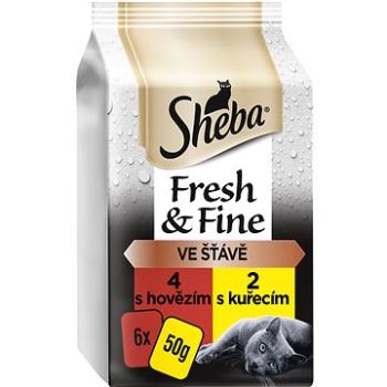 Sheba Fresh & Fine exkluzívny výber 6× 50 g (4770608260088)