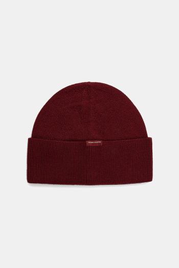 Čiapka s prímesou vlny Armani Exchange bordová farba, XM001534 AF14008