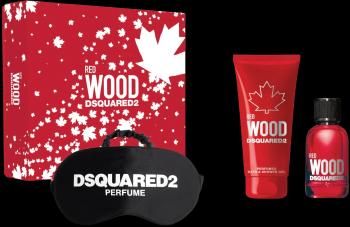 DSQUARED2 Red Wood - EDT 50 ml + sprchový gél 100 ml + maska na spanie