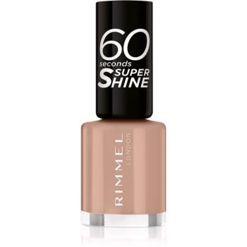 Rimmel 60 Seconds Super Shine lak na nechty odtieň 708 Kiss In The Nude 8 ml