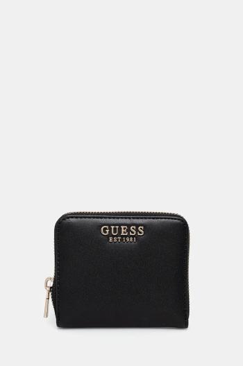 Peňaženka Guess LAUREL dámska, čierna farba, SWVC85 00137