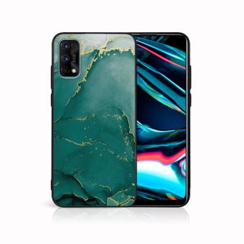 MY ART Ochranný kryt Realme 7 Pro GREEN MARBLE (145)