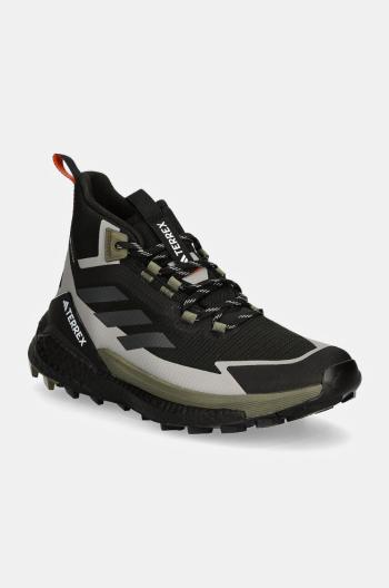 Topánky adidas TERREX Free Hiker 2 Gore-Tex pánske, čierna farba, jemne zateplené, IH3526
