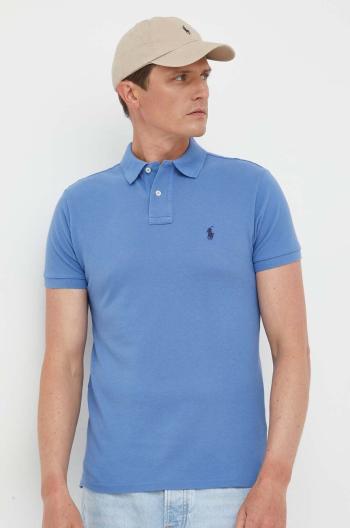 Bavlnené polo tričko Polo Ralph Lauren jednofarebné, 710536856