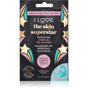 I Love Skin Superstar čistiaca a detoxikačná maska s aktívnym uhlím 10 ml