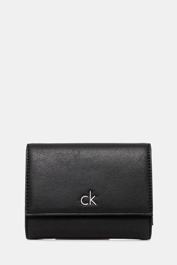 Peňaženka Calvin Klein dámska, čierna farba, LV04F1035G