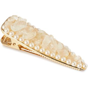 Crystallove Clear Quartz Hair Clip sponky do vlasov 1 ks