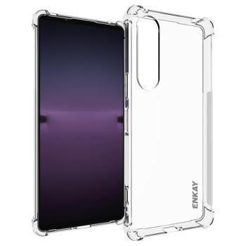 ENKAY AIRBAG Extra odolný kryt Sony Xperia 1 V priehľadný