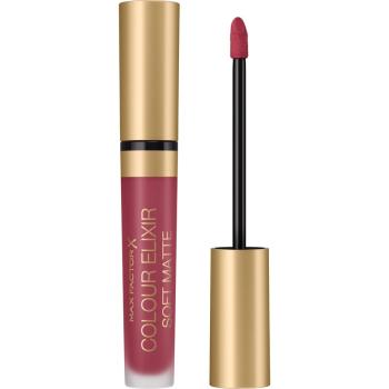 Max Factor Colour Elixir Soft Matte dlhotrvajúci tekutý rúž odtieň 035 Faded Red 4 ml