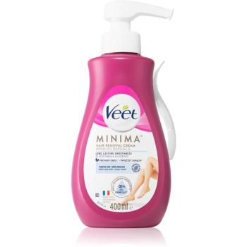 Veet Minima Sensitive Skin depilačný krém pre citlivú pokožku aloe vera a vitamín E 400 ml