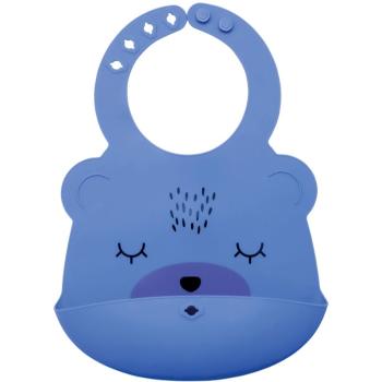 Tiny Twinkle Silicone Roll-up Bibs bryndák Indigo Bear 4m+ 1 ks